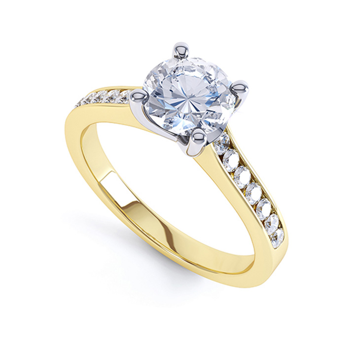 Four Claw Single Stone Diamond Ring (RL-G-16)