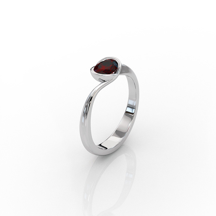 Ruby Ring on a Twist (RL-G-55)