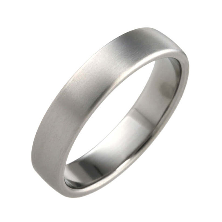 Comfort Shape 5mm Titanium Ring (PD-TLR1412)