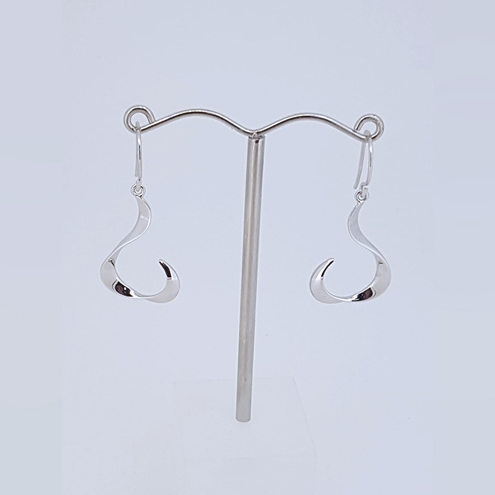 Sterling Silver Drop Earrings (BA-E8181)