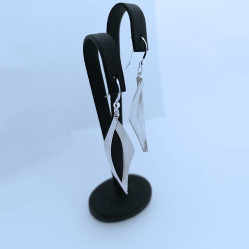 Sculptural Silver Earrings (RLL-SC-1)