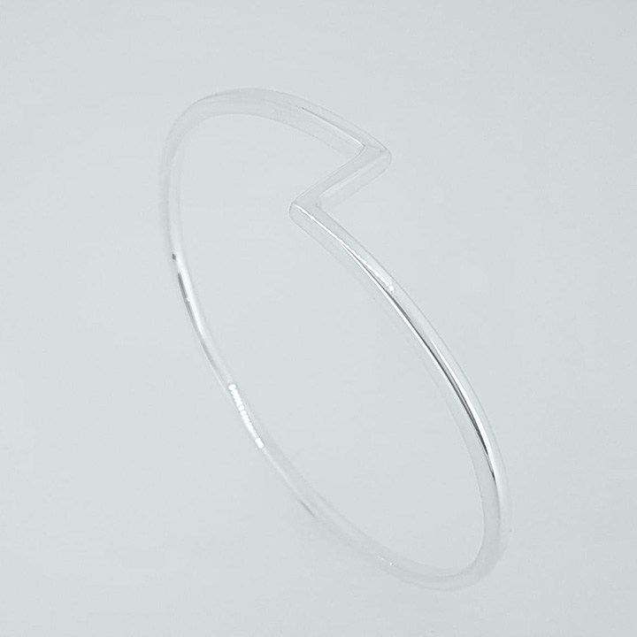 Sterling Silver Bangle (BA-BL831)