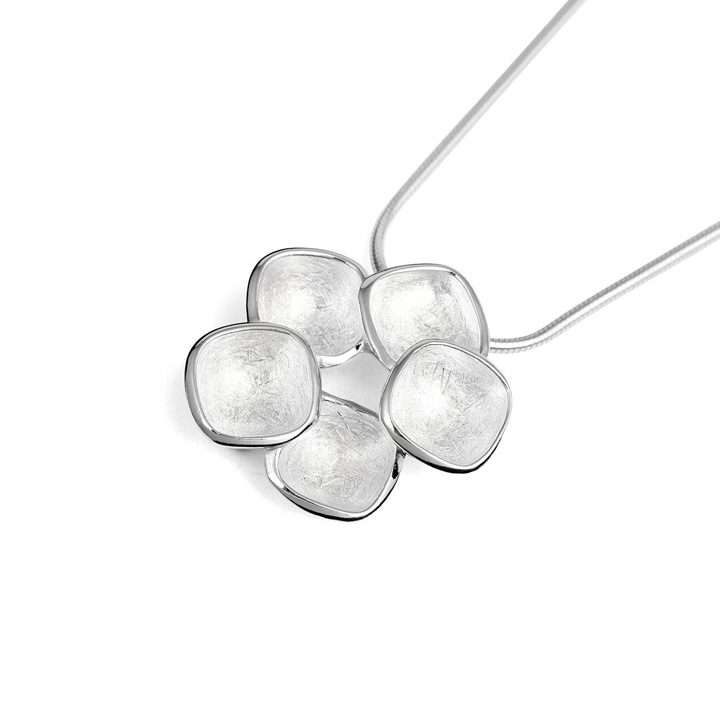 Contemporary Silver Cluster Pendant (BA-TP6862)